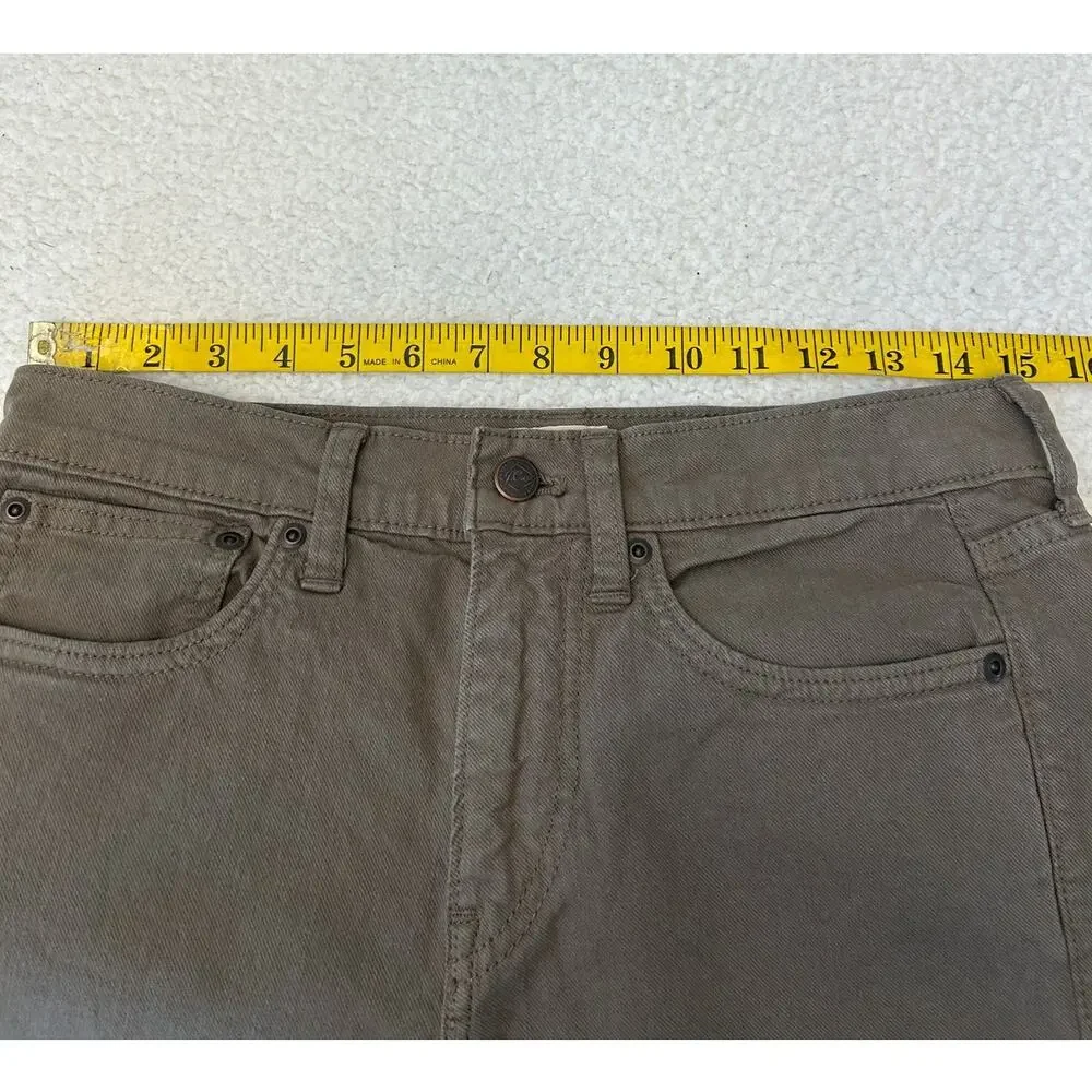 J. Crew Style 484 Jeans Men's Brown Tapered Leg Pants Stretch Size 29x31